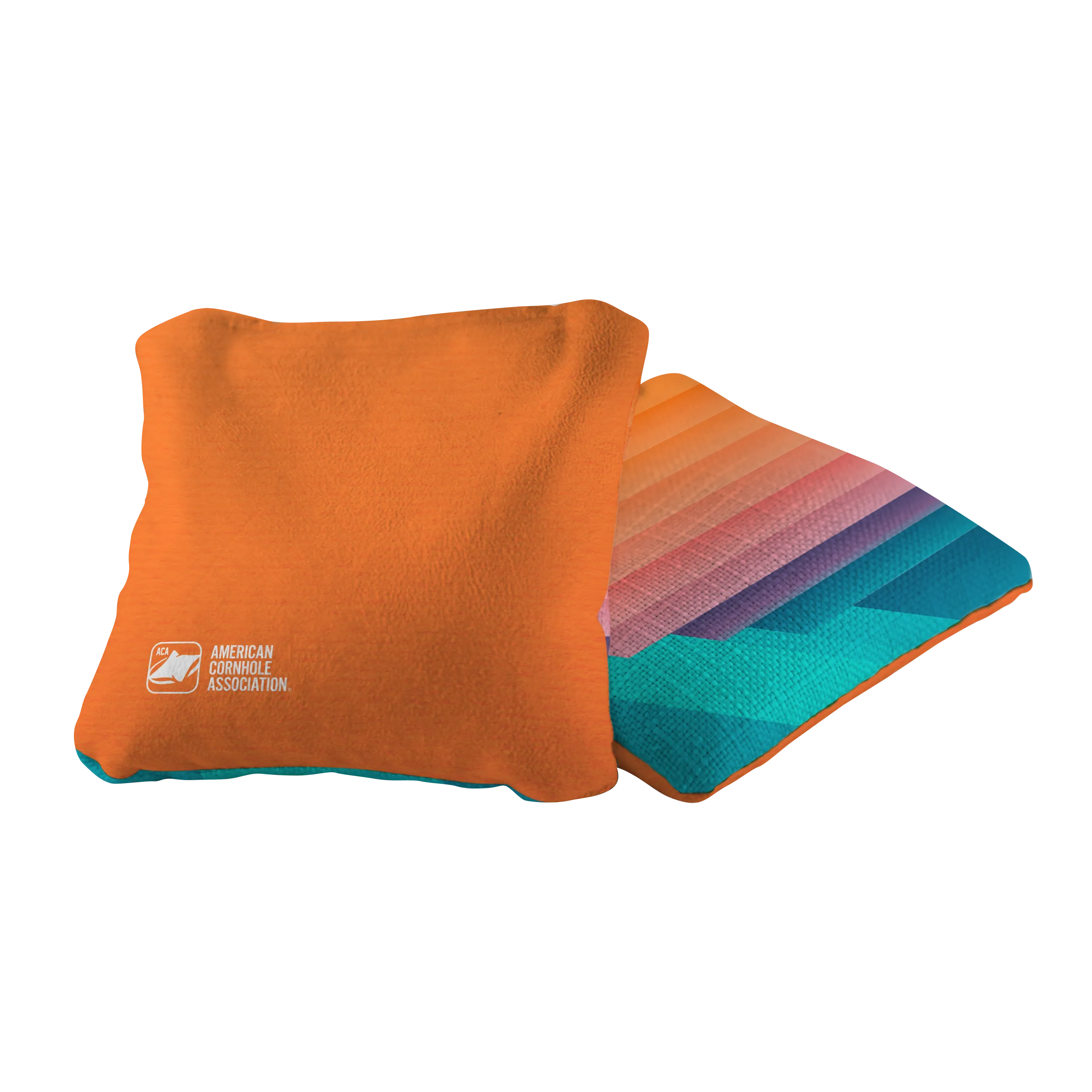 Retro Sunset Stripes Synergy Pro Cornhole Bags