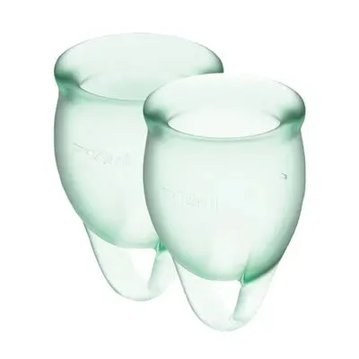 Satisfyer Feel confident Menstrual Cup (Light Green)