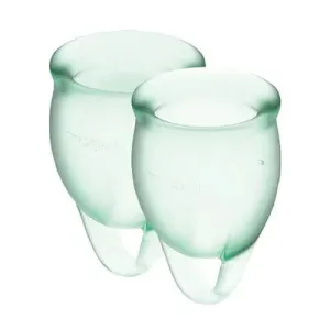 Satisfyer Feel confident Menstrual Cup (Light Green)