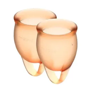Satisfyer Feel confident Menstrual Cup (Orange)