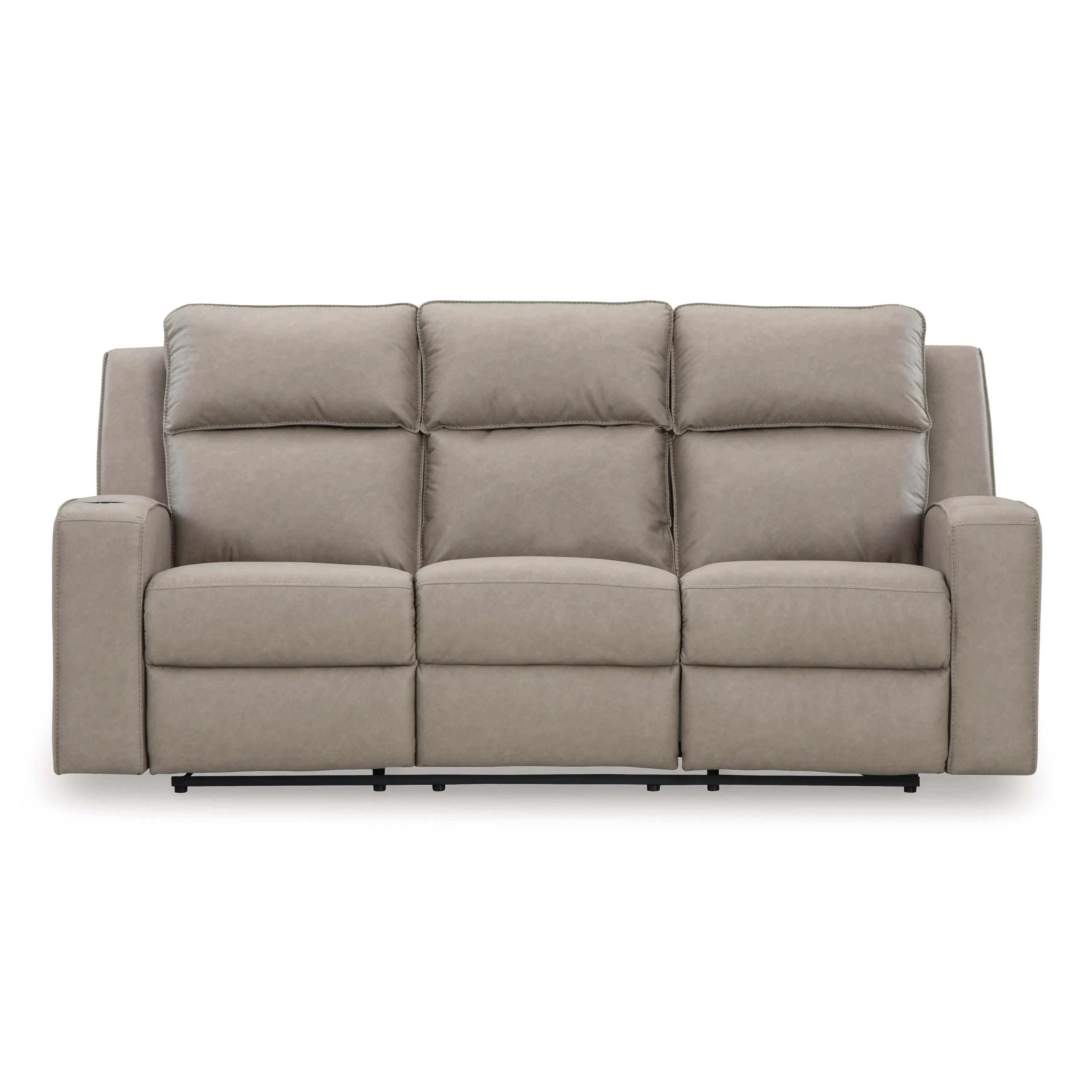 Signature Design by Ashley Lavenhorne Reclining Leather Look Sofa 6330789