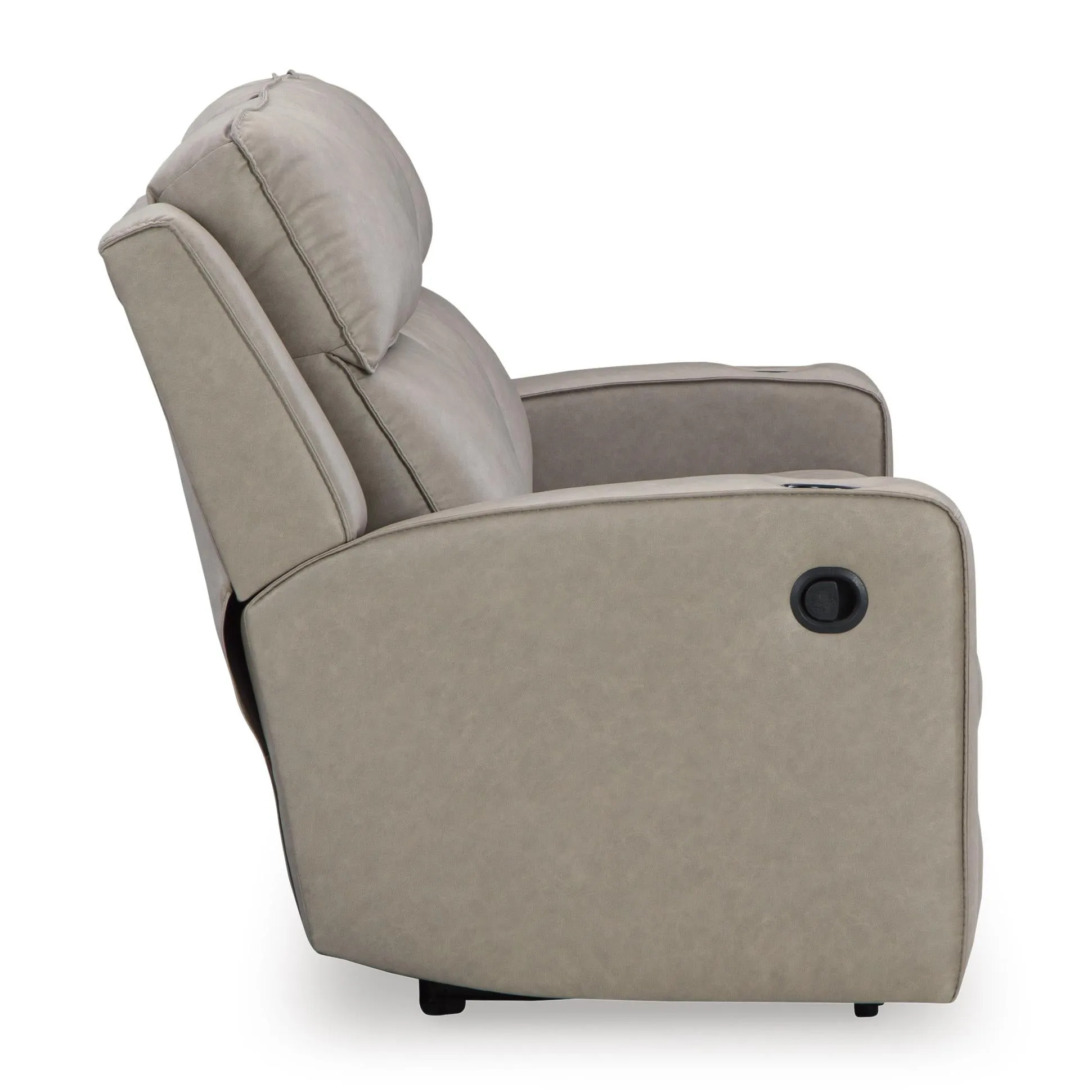 Signature Design by Ashley Lavenhorne Reclining Leather Look Sofa 6330789