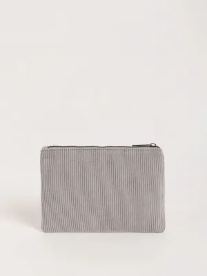 Studiowest Grey Corduroy Pouch