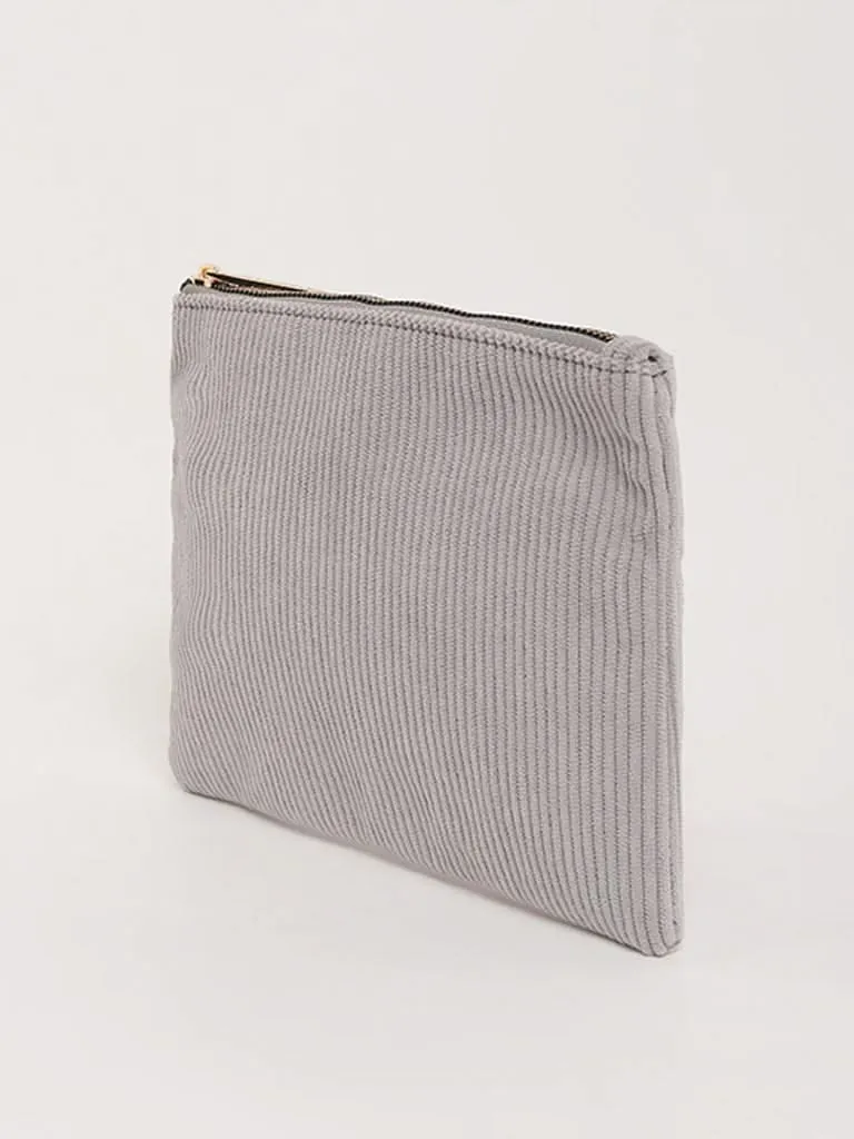 Studiowest Grey Corduroy Pouch