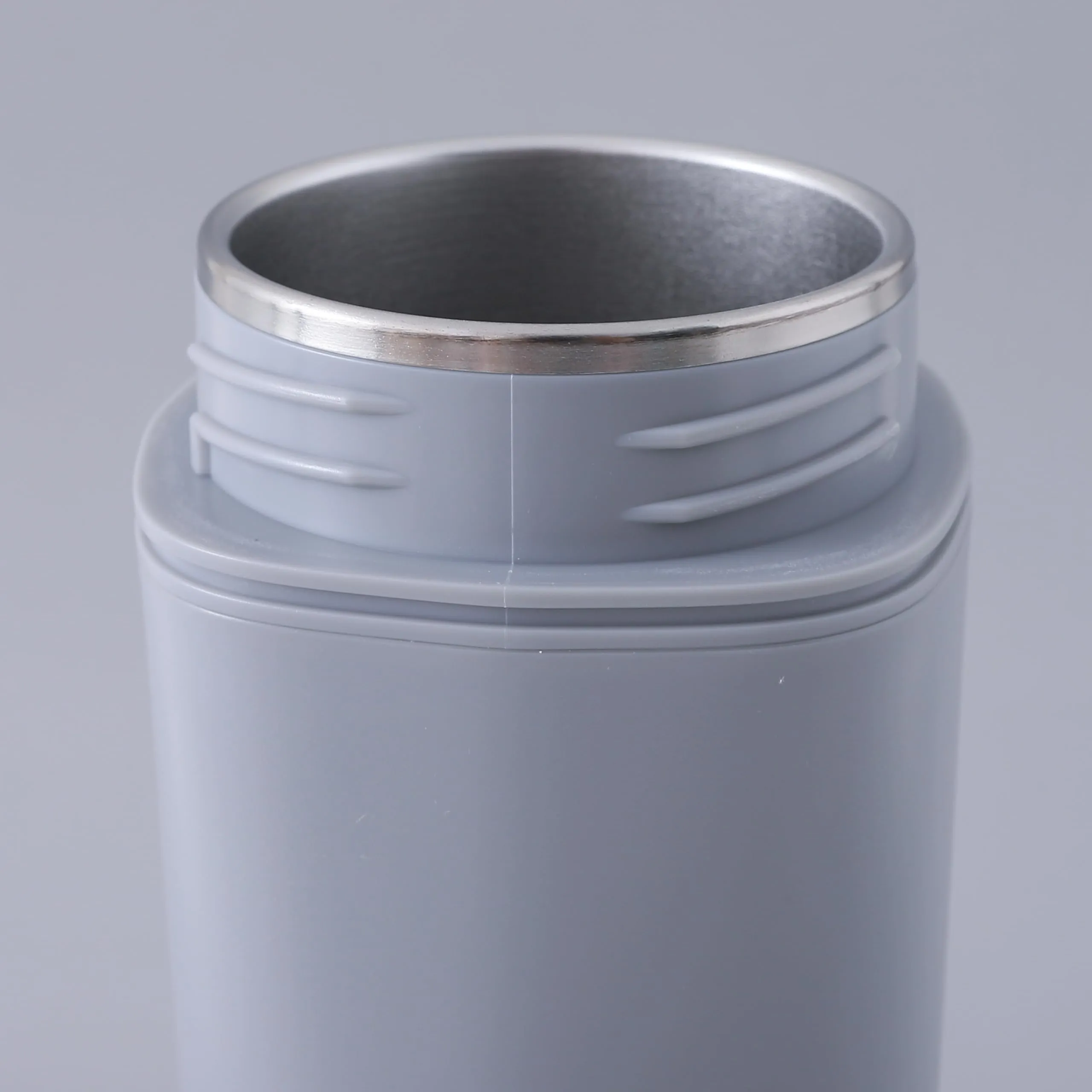 The Better Home Anti-Fall Coffee Travel Tumbler with Suction Bottom | 480ml | Stainless Steel | Leakproof | Coffee Mug with Lid and Handle | Perfect for Travel, Home and Office (Grey)
