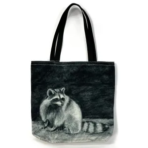 The Doodle Diary Tote Bag - Raccoon