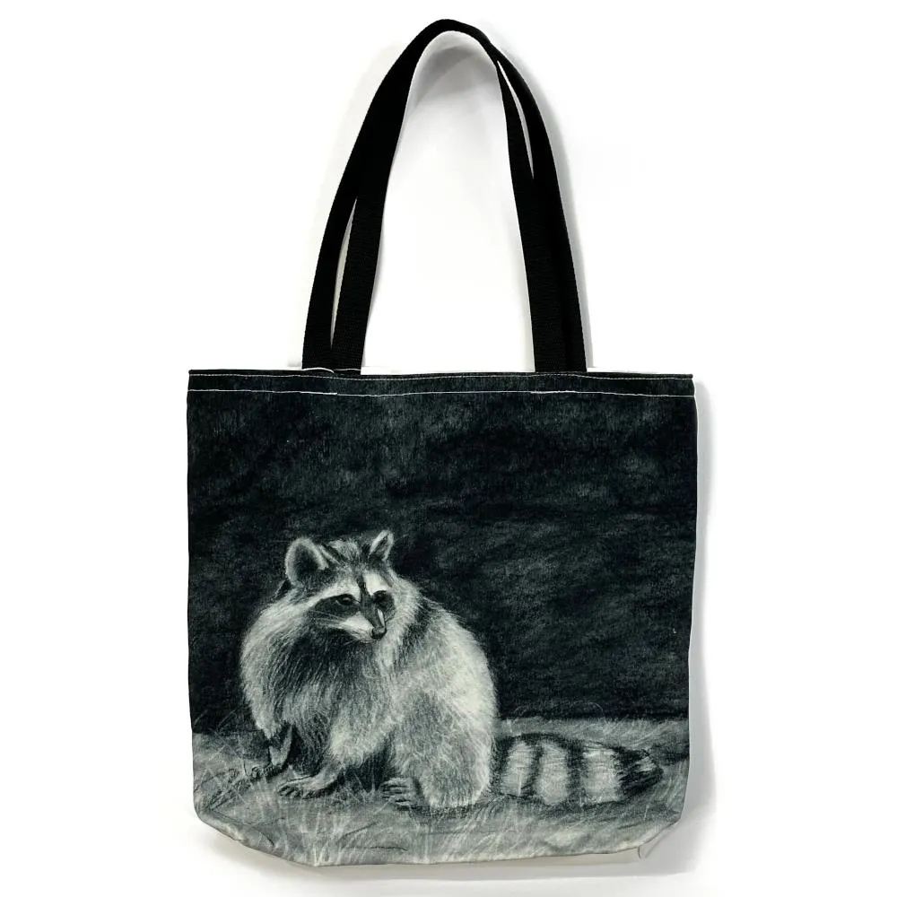 The Doodle Diary Tote Bag - Raccoon
