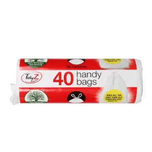 Tidyz Handy Shopping Bags, 40 Pack