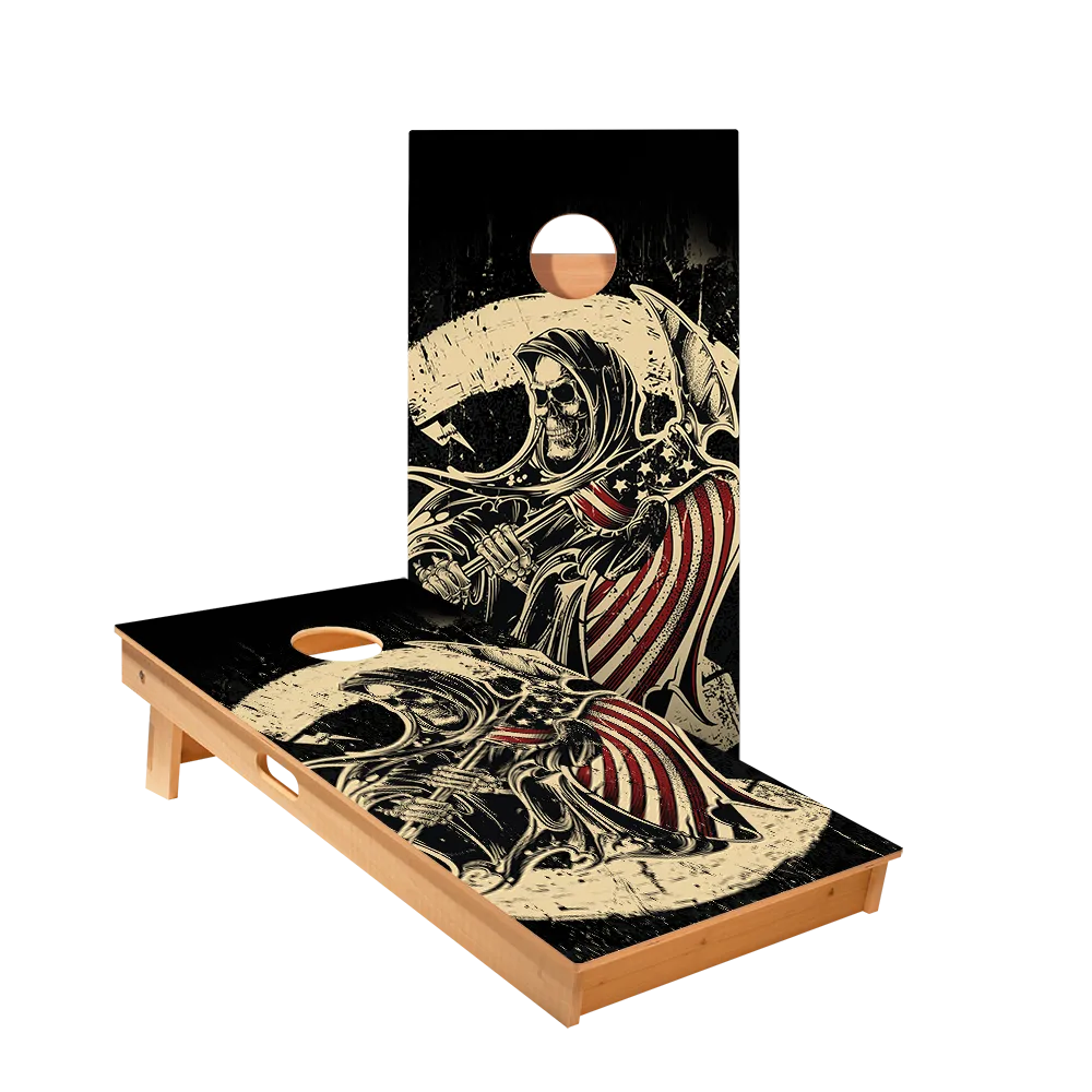 USA Grim Reaper Star Cornhole Boards