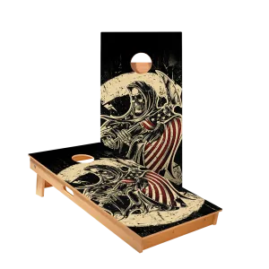 USA Grim Reaper Star Cornhole Boards