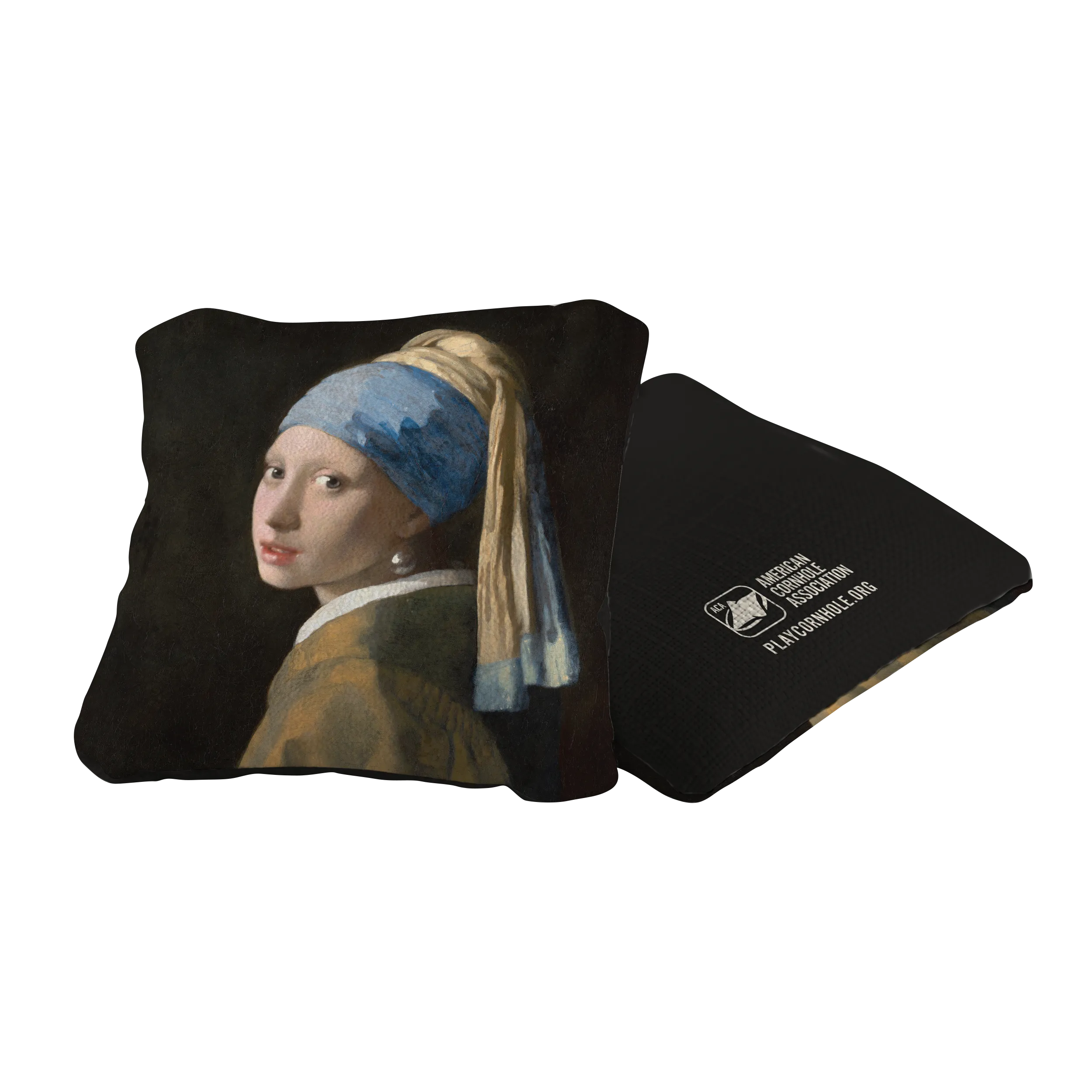Vermeer's Girl With Pearl Earring Synergy Pro Cornhole Bags