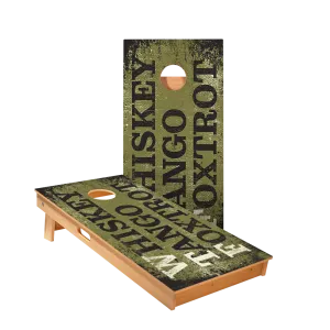 Whiskey Tango Foxtrot Star Cornhole Boards