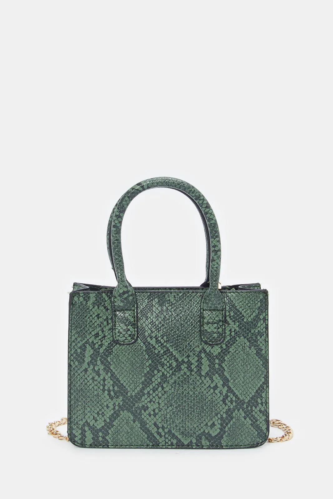 Women Olive Textured Crossbody Bag