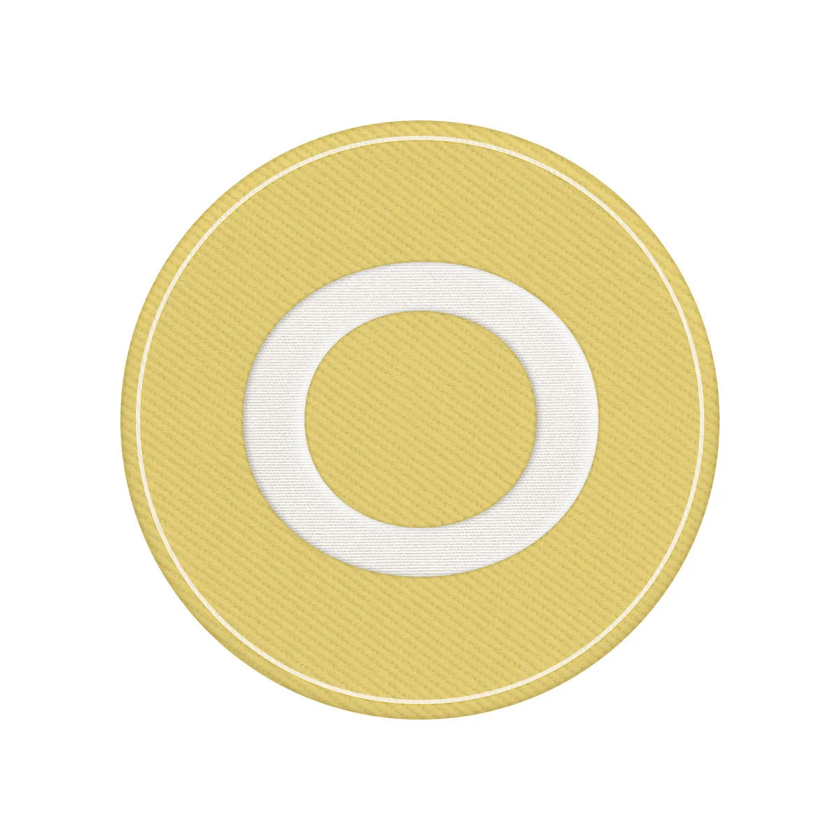 Woven Monogram Yellow Patch