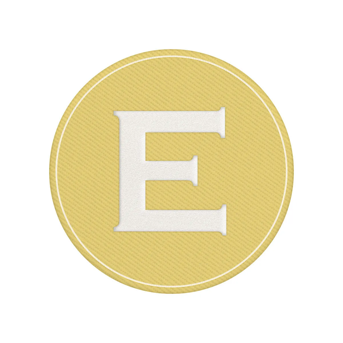 Woven Monogram Yellow Patch
